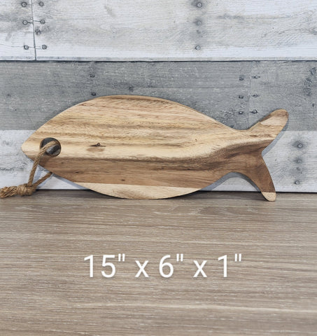 15"x6"x1" Fish Cutting Board