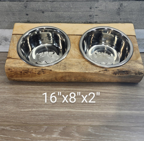 Dog Bowl Set - Add your Pets Name!